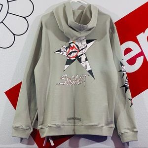 Chrome Hearts x Matty Boy Star Logo Gray Hoodie